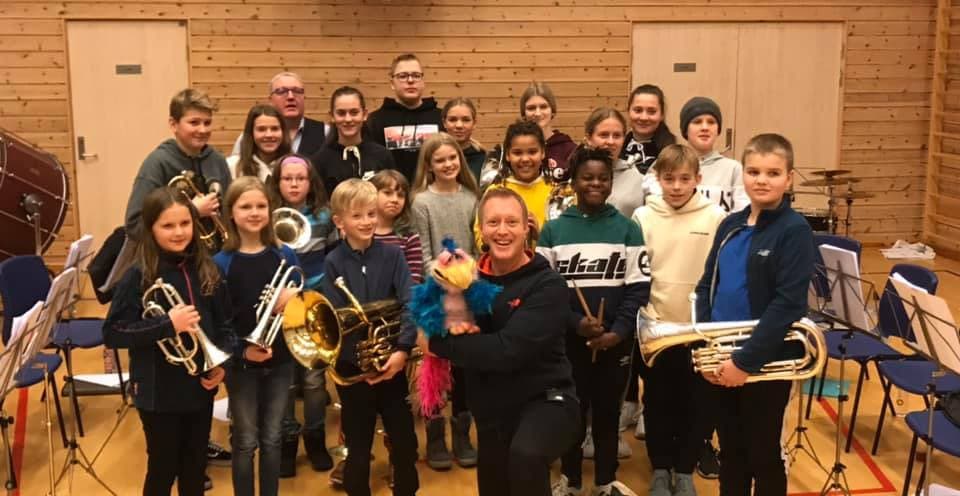 Konsert med skolekorps